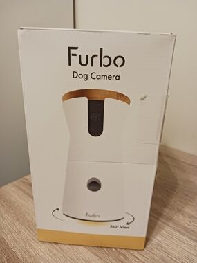 Furbo Dog Camera - White and Tan - 360 View